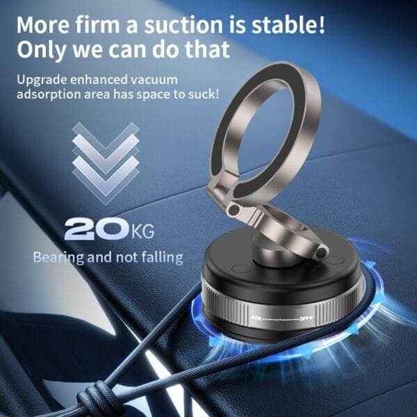Vacuum Magnetic Phone Holder