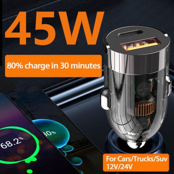 USB C car charger