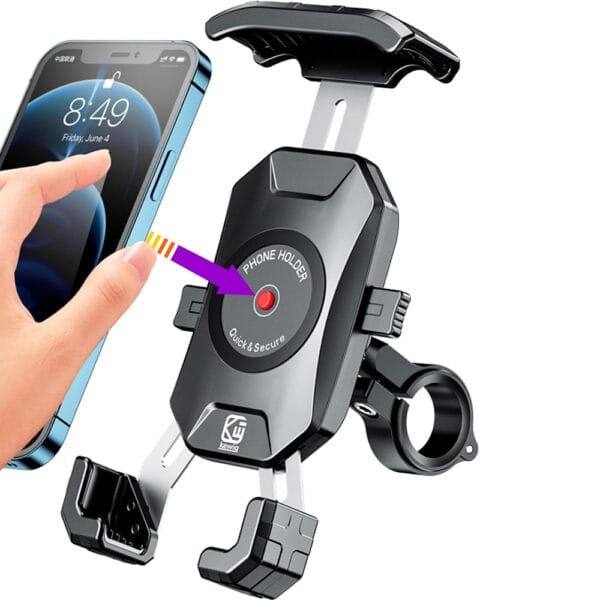 Motorcycle phone mount