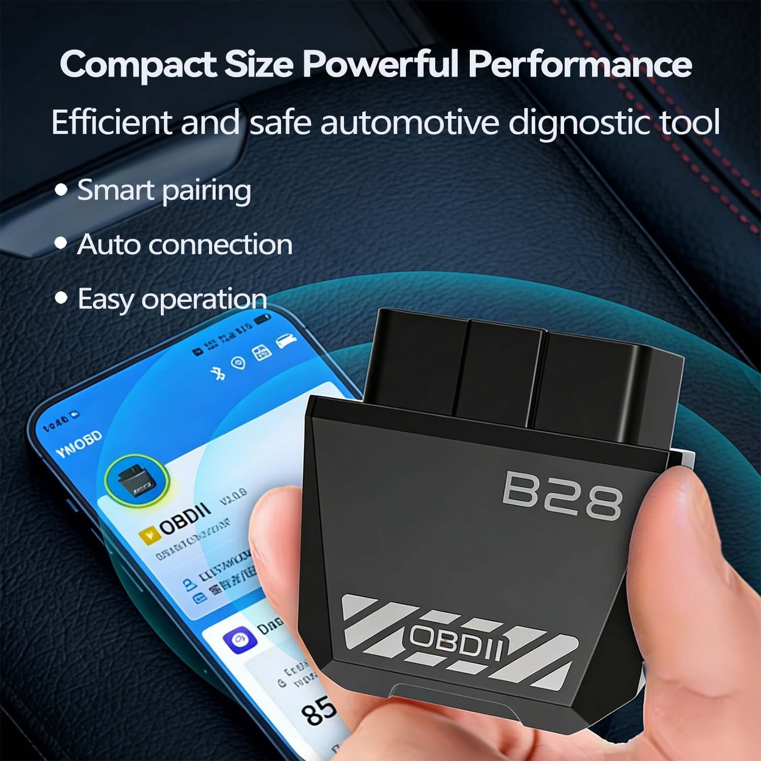 B28 Bluetooth OBD2 Scanner