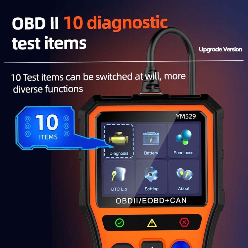 YM529 Enhanced OBD2 Scanner Car Code Reader